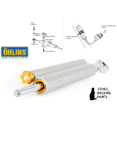 SD 030 OHLINS AMMORTIZZATORE DI STERZO SUZUKI GSX-R 750 - 2000 2013